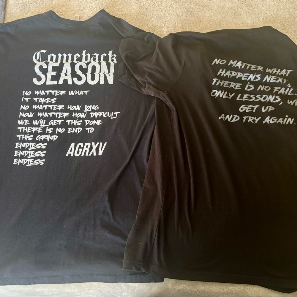 Black Comeback Season Men's Shirt